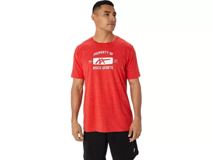 CAMISETA DE MANGA CURTA PROPRIEDADE DA ASICS SPORTS