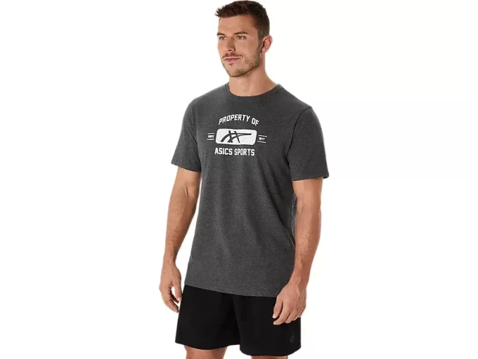 CAMISETA DE MANGA CURTA PROPRIEDADE DA ASICS SPORTS
