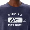 CAMISETA DE MANGA CURTA PROPRIEDADE DA ASICS SPORTS