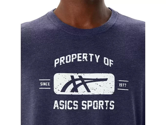 CAMISETA DE MANGA CURTA PROPRIEDADE DA ASICS SPORTS
