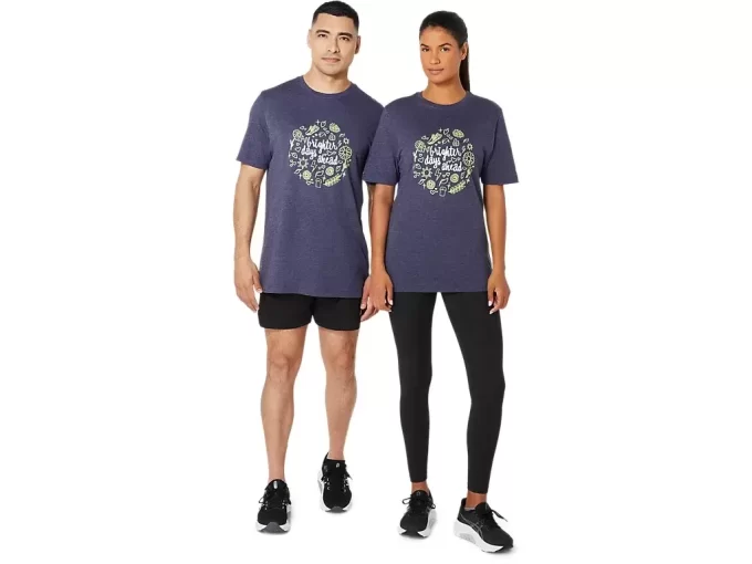 Camiseta de manga curta unissex ASICS BRIGHTER DAYS AHEAD