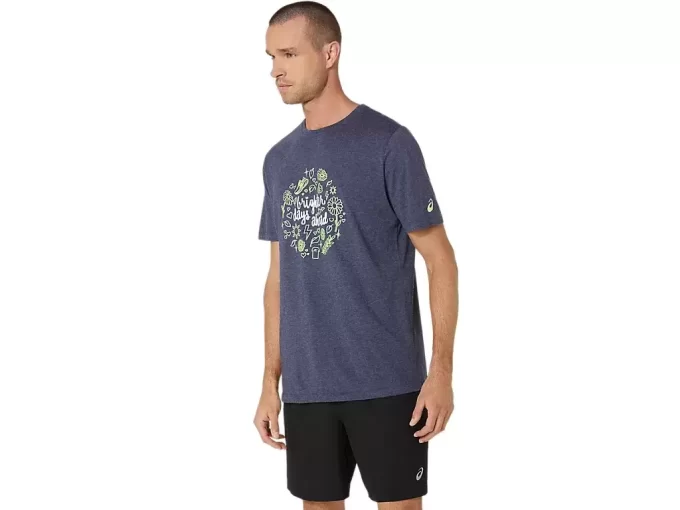 Camiseta de manga curta unissex ASICS BRIGHTER DAYS AHEAD