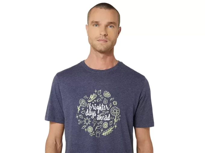 Camiseta de manga curta unissex ASICS BRIGHTER DAYS AHEAD