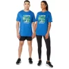 Camiseta de manga curta unissex ASICS RUN OUTSIDE CLUB