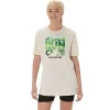 Camiseta de manga curta unissex ASICS RUN OUTSIDE CLUB