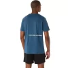 Camiseta de manga curta unissex ASICS RUN OUTSIDE CLUB