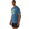 Camiseta de manga curta unissex ASICS RUN OUTSIDE CLUB