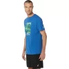 Camiseta de manga curta unissex ASICS RUN OUTSIDE CLUB