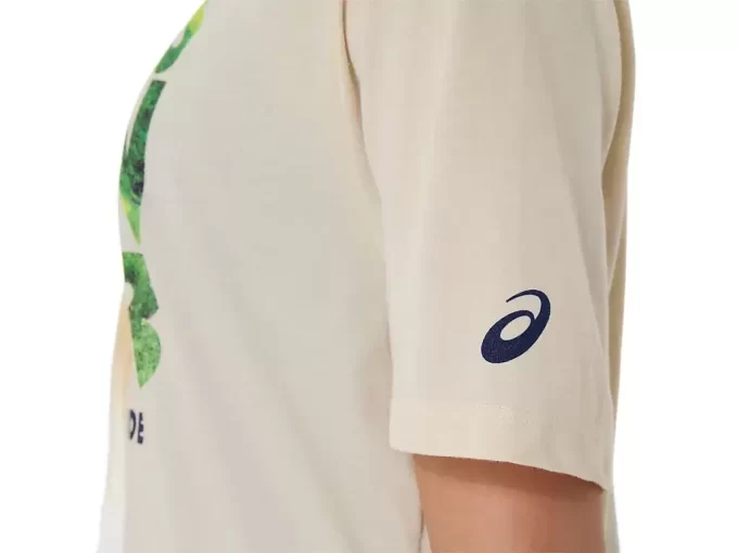 Camiseta de manga curta unissex ASICS RUN OUTSIDE CLUB