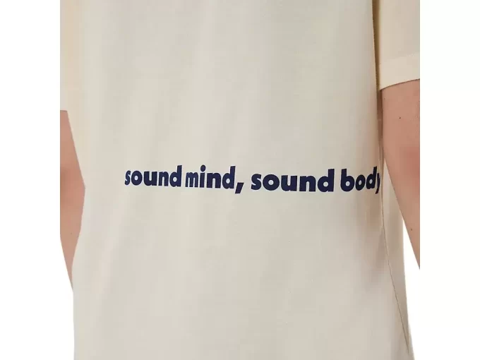 Camiseta de manga curta unissex ASICS RUN OUTSIDE CLUB