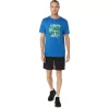 Camiseta de manga curta unissex ASICS RUN OUTSIDE CLUB