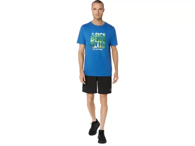 Camiseta de manga curta unissex ASICS RUN OUTSIDE CLUB