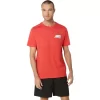 Camiseta de manga curta unissex ASICS SMSB 1977 RUN CLUB