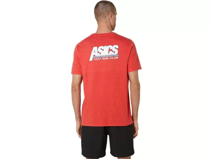 Camiseta de manga curta unissex ASICS SMSB 1977 RUN CLUB