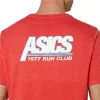 Camiseta de manga curta unissex ASICS SMSB 1977 RUN CLUB