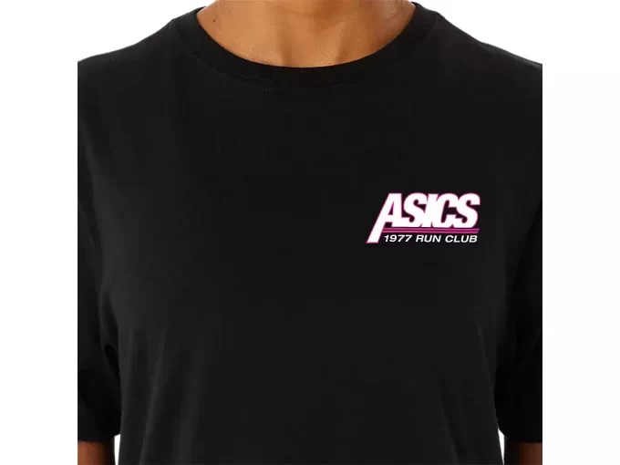 Camiseta de manga curta unissex ASICS SMSB 1977 RUN CLUB