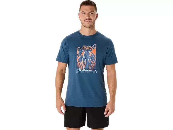 Camiseta de manga curta unissex ASICS WANDER Camiseta de manga curta unissex ASICS WANDER