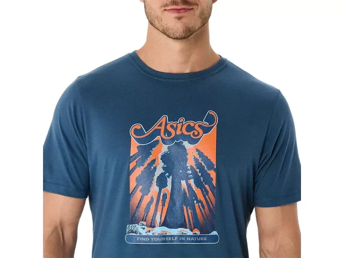 Camiseta de manga curta unissex ASICS WANDER Camiseta de manga curta unissex ASICS WANDER