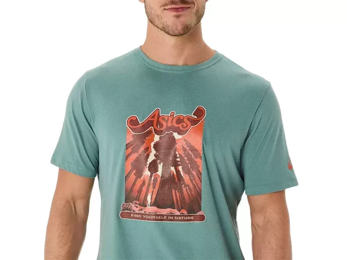 Camiseta de manga curta unissex ASICS WANDER Camiseta de manga curta unissex ASICS WANDER