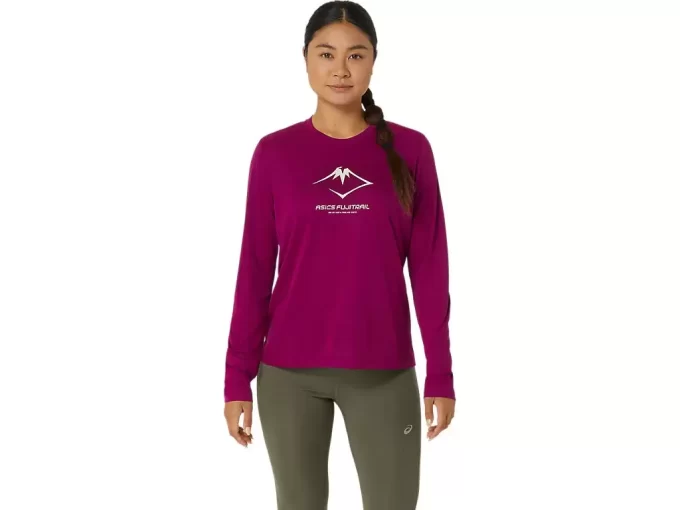 CAMISETA DE MANGA LONGA COM LOGOTIPO DA FUJITRAIL CAMISETA DE MANGA LONGA COM LOGOTIPO DA FUJITRAIL