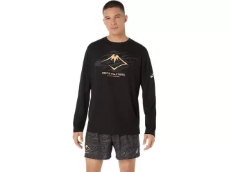 CAMISETA DE MANGA LONGA COM LOGOTIPO DA FUJITRAIL