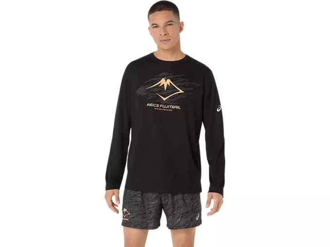 CAMISETA DE MANGA LONGA COM LOGOTIPO DA FUJITRAIL CAMISETA DE MANGA LONGA COM LOGOTIPO DA FUJITRAIL