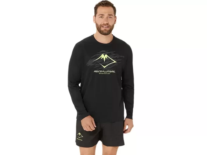 CAMISETA DE MANGA LONGA COM LOGOTIPO DA FUJITRAIL CAMISETA DE MANGA LONGA COM LOGOTIPO DA FUJITRAIL