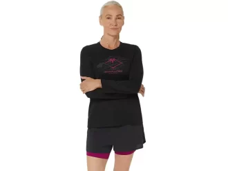 CAMISETA DE MANGA LONGA COM LOGOTIPO DA FUJITRAIL