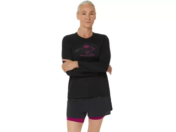 CAMISETA DE MANGA LONGA COM LOGOTIPO DA FUJITRAIL CAMISETA DE MANGA LONGA COM LOGOTIPO DA FUJITRAIL