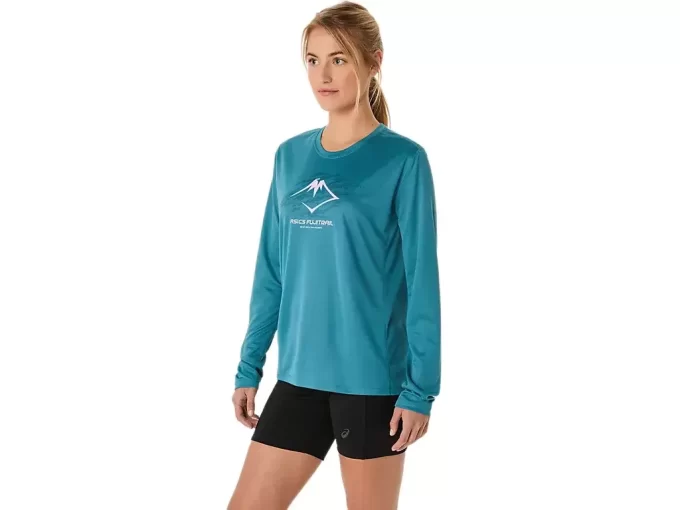 CAMISETA DE MANGA LONGA COM LOGOTIPO DA FUJITRAIL CAMISETA DE MANGA LONGA COM LOGOTIPO DA FUJITRAIL