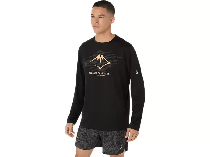 CAMISETA DE MANGA LONGA COM LOGOTIPO DA FUJITRAIL CAMISETA DE MANGA LONGA COM LOGOTIPO DA FUJITRAIL