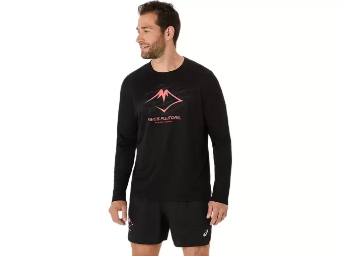 CAMISETA DE MANGA LONGA COM LOGOTIPO DA FUJITRAIL CAMISETA DE MANGA LONGA COM LOGOTIPO DA FUJITRAIL