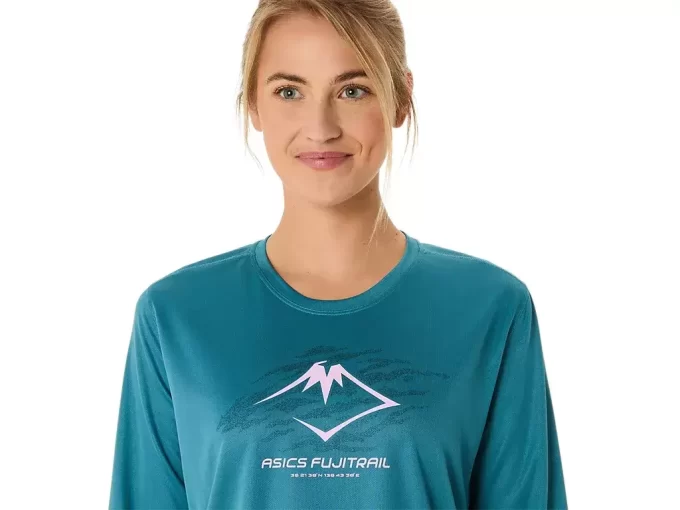 CAMISETA DE MANGA LONGA COM LOGOTIPO DA FUJITRAIL CAMISETA DE MANGA LONGA COM LOGOTIPO DA FUJITRAIL