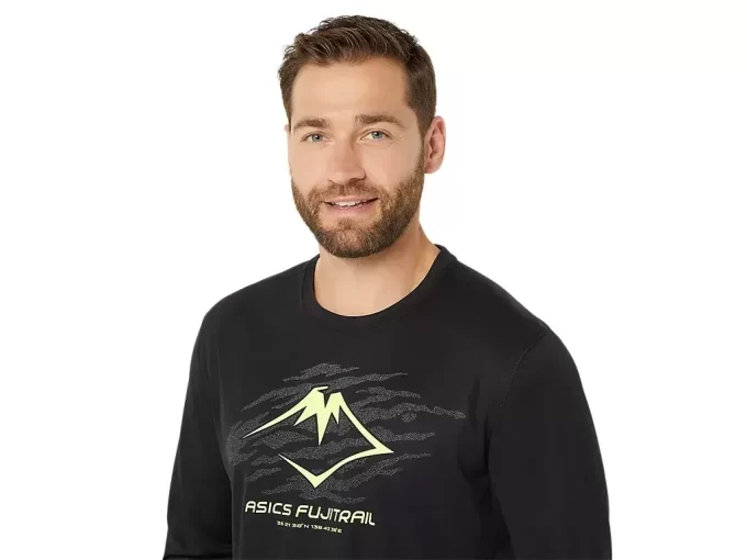 CAMISETA DE MANGA LONGA COM LOGOTIPO DA FUJITRAIL CAMISETA DE MANGA LONGA COM LOGOTIPO DA FUJITRAIL