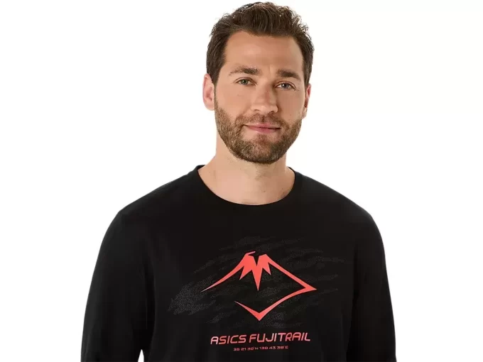 CAMISETA DE MANGA LONGA COM LOGOTIPO DA FUJITRAIL CAMISETA DE MANGA LONGA COM LOGOTIPO DA FUJITRAIL