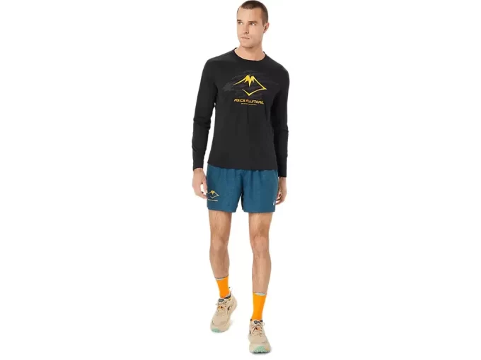 CAMISETA DE MANGA LONGA COM LOGOTIPO DA FUJITRAIL