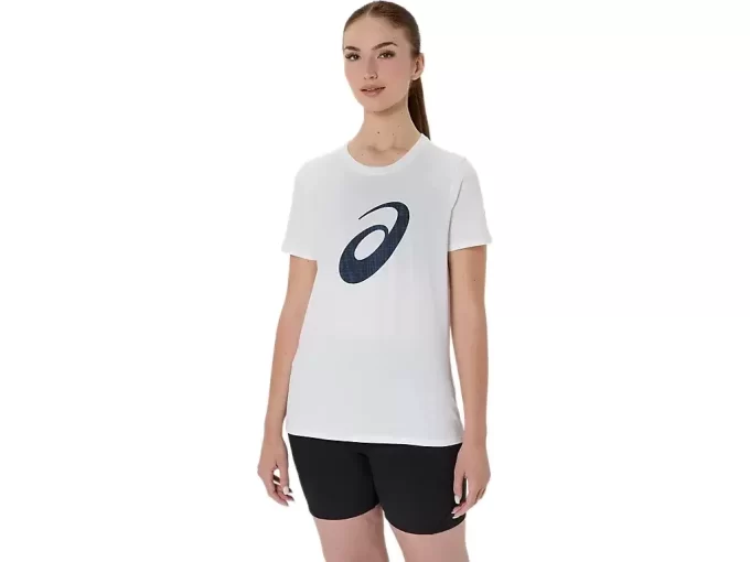 CAMISETA FEMININA ASICS AIZOME DE MANGA CURTA CAMISETA FEMININA ASICS AIZOME DE MANGA CURTA