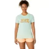 CAMISETA FEMININA ASICS BALANCED DE MANGA CURTA CAMISETA FEMININA ASICS BALANCED DE MANGA CURTA