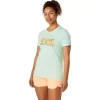 CAMISETA FEMININA ASICS BALANCED DE MANGA CURTA CAMISETA FEMININA ASICS BALANCED DE MANGA CURTA