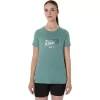 CAMISETA FEMININA ASICS FOIL DE MANGA CURTA CAMISETA FEMININA ASICS FOIL DE MANGA CURTA