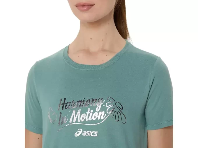 CAMISETA FEMININA ASICS FOIL DE MANGA CURTA CAMISETA FEMININA ASICS FOIL DE MANGA CURTA