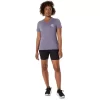 CAMISETA FEMININA ASICS NATURE DE MANGA CURTA COM DECOTE EM V CAMISETA FEMININA ASICS NATURE DE MANGA CURTA COM DECOTE EM V