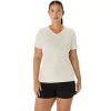 CAMISETA FEMININA ASICS NATURE DE MANGA CURTA COM DECOTE EM V CAMISETA FEMININA ASICS NATURE DE MANGA CURTA COM DECOTE EM V