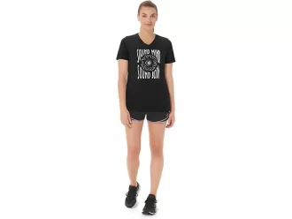 CAMISETA FEMININA COM DECOTE EM V E ESTAMPA DE GIRASSOL