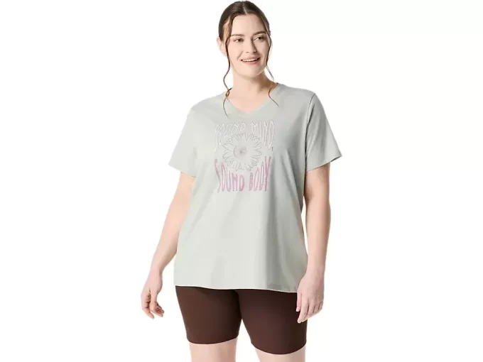 CAMISETA FEMININA COM DECOTE EM V E ESTAMPA DE GIRASSOL CAMISETA FEMININA COM DECOTE EM V E ESTAMPA DE GIRASSOL