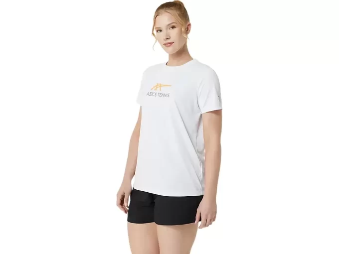 CAMISETA FEMININA COM ESTAMPA DE TÊNIS