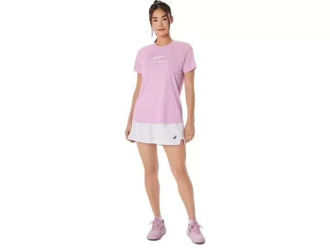 CAMISETA FEMININA COM ESTAMPA DE TÊNIS