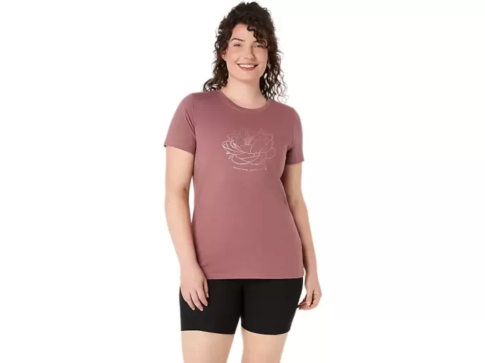 CAMISETA FEMININA COM PEÔNIAS CAMISETA FEMININA COM PEÔNIAS