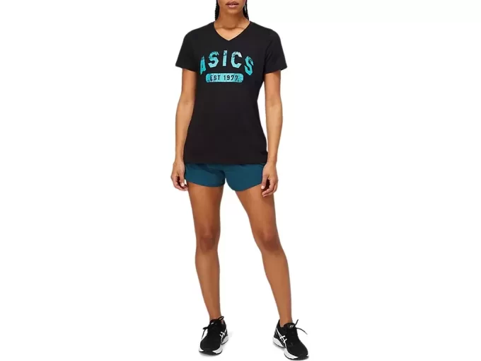 CAMISETA FEMININA DE MANGA CURTA COM DECOTE EM V EST 1977 CAMISETA FEMININA DE MANGA CURTA COM DECOTE EM V EST 1977