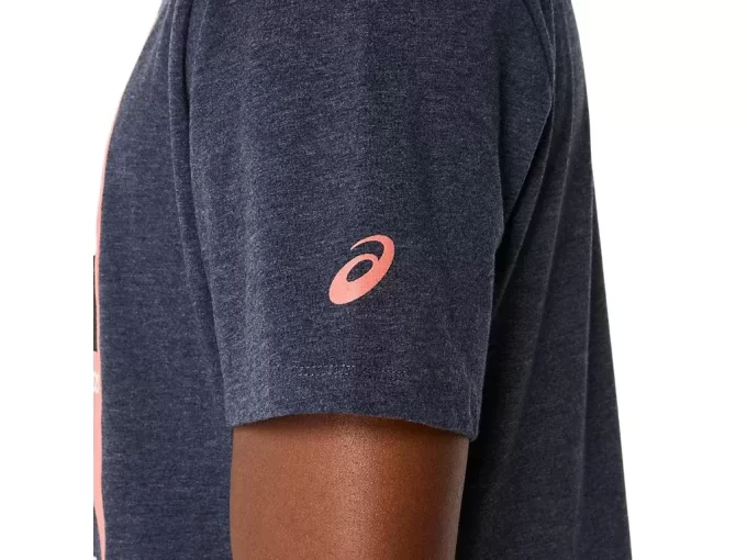 Camiseta retrô de manga curta da ASICS Camiseta retrô de manga curta da ASICS